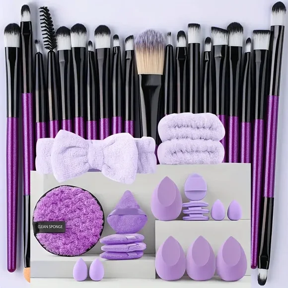 Makeup Brush and Sponge Set Nwot - Picture 3 of 5